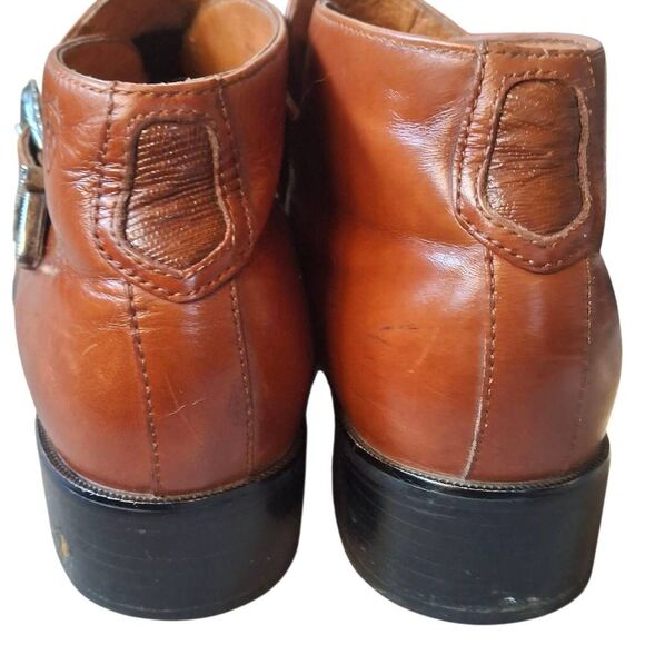 Rich Brown Leather Ariat Ankle Boots – Men’s 8.5, Excellent Condition - Picture 7 of 9